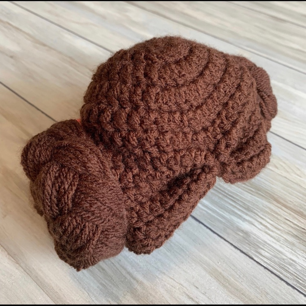 Star Wars knitted leia buns